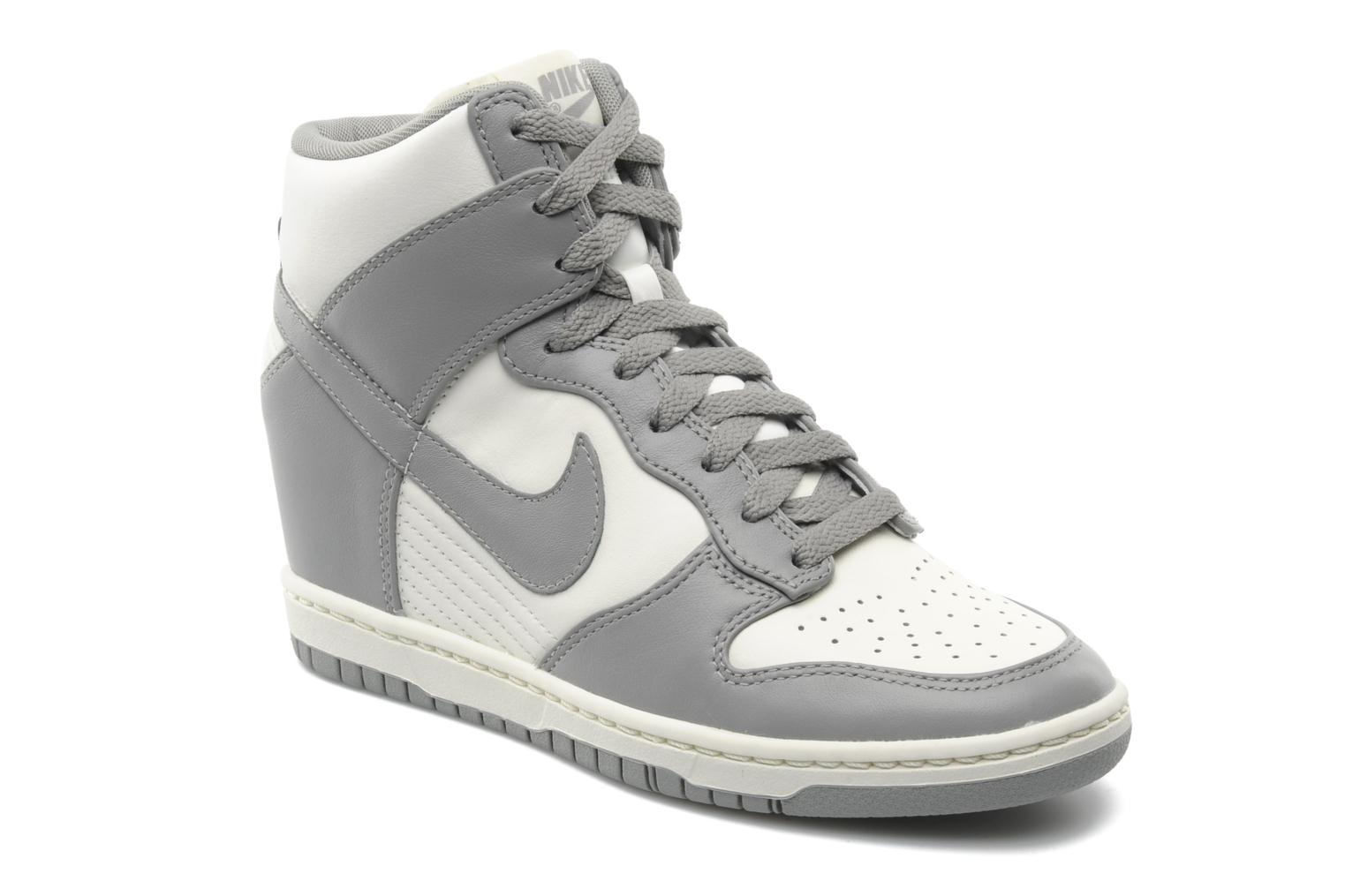 nike compensee grise et blanc